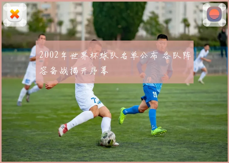 2002年世界杯球队名单公布 各队阵容备战揭开序幕